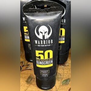 (1) Warrior SPF 50 Sunscreen Lotion with Mineral Formula Sensitive Skin 3 oz